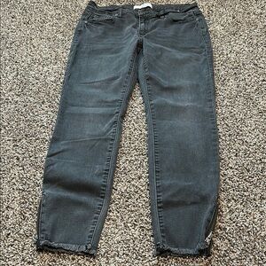 KanCan Black Ankle Cropped Jeans